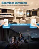 Sunco 6 Pack BR40 LED Light Bulbs, Indoor Flood Lights, Recessed Can Light Bulb, 1400 LM, 17W (100W Equivalent), 2700K Soft White, Dimmable, E26 Base, for Home, Bedroom, Kitchen UL. - Image 6