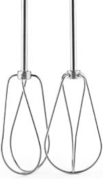 KitchenAid KHM2B Stainless Steel Turbo Beater Accessory for Hand Mixer - Image 3