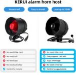 KERUI WiFi Home Security Alarm System 8-Piece kit Door Alarm System DIY Siren Door/Window Sensors Remotes Burglar Alarm for House Apartment Office,Compatible with Alexa Google Home - Image 5