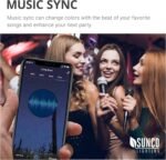 Sunco Smart Globe Bulbs G25 LED, Alexa Compatible LED Decorative Round Vanity Bulbs, 5W, Color Changing RGBCW, Dimmable WiFi Vanity Smart Bulbs for Amazon Alexa, Google Assistant, 2 Pack. - Image 7