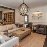 TOCHIC 5 Lights Farmhouse Chandelier, Rustic Orb Chandeliers for Dining Room, Black Crystal Chandelier Light Fixture for Living Room, Bedreoom, Hallway, Nickel, D 27" - Image 8