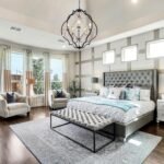 TOCHIC 5 Lights Farmhouse Chandelier, Rustic Orb Chandeliers for Dining Room, Black Crystal Chandelier Light Fixture for Living Room, Bedreoom, Hallway, Nickel, D 27" - Image 9