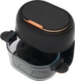 4L Digital Air Fryer, 900W Touchscreen with 24H Preset Machine, Visible Baking Basket Air Fryer, 140-374℉ Adjustable Temp for Home, RV, Cafeteria (Black) - Image 6