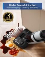 Tineco Floor ONE i5 Stretch Wet Dry Vacuum Cleaner, Vacuum & Mop in One Step, 20kpa Powerful Suction, 180° Lay-Flat Design, Anti-Tangle Design, Dual-Sided Edge Cleaning, Up to 30* Minutes Runtime - Image 3