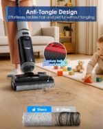 Tineco Floor ONE i5 Stretch Wet Dry Vacuum Cleaner, Vacuum & Mop in One Step, 20kpa Powerful Suction, 180° Lay-Flat Design, Anti-Tangle Design, Dual-Sided Edge Cleaning, Up to 30* Minutes Runtime - Image 5