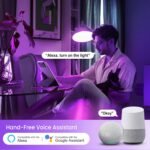 WiFi G9 Smart Bulb, LED Light Bulb, 3.5W=40W, Compatible with Alexa Google Home, Dimmable, RGBCW, Tunable White(2700k-6500k), 2.4GHZ WiFi Only, Smart LED Bulb Remote Control, No Flickering, 3P - Image 6