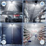 LED Garage Lights 4 Pack -120W, 12000LM 6500K Led Shop Light with 4+1 Deformable Panels, Basement Barn Light Garages Ceiling Lights, E26/E27 for Garage, Warehouse, Shop - Image 8