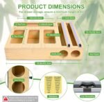 Magnetic Food Bag Storage Organizer for Drawer or Refrigerator, Compatible with Gallon,Quart, Sandwich, Snack & Variety Size Bags - Image 4