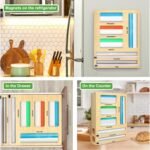 Magnetic Food Bag Storage Organizer for Drawer or Refrigerator, Compatible with Gallon,Quart, Sandwich, Snack & Variety Size Bags - Image 5
