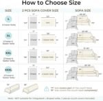 Sectional Couch Covers, 2 Pieces Chenille Sofa Cover L Shaped Couch Cover Blanket for Dogs Washable Sofa Slipcovers Pet Furniture Protector (X-Large: 71" x 110" + 71" x 118", Dark Gray) - Image 3