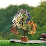 7 Chakra Tree Of Life Decor - Crystals, Birthday Gifts For Women - House Warming Gifts New Home - Bonsai Tree Home Decor - Meditation Accessories - Good Luck Office Decor - 300 Beads Chakra Stones - Image 9