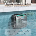 WYBOT C2 Cordless Robotic Pool Cleaner, Wall&Waterline Pool Vacuum Robot with Ultra-fine Filtration, Extended 180 mins Runtime, Triple-Motors, for Inground/Above Ground Pools up to 2152 Sq.ft - Image 7