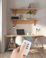 HBN Wireless Remote Control Outlet with 2 Individual Switch Control, Compact Design Sockets Plug Up to 100ft Remote Range, Battery Included, 15A/1875W, ETL Certified - Image 5