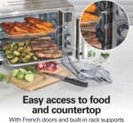 Hamilton Beach Sure Crisp 6-in-1 XL Digital Air Fryer Toaster Oven Combo, With Easy-Access French Doors, Bake, Broil, Toast, Pizza & Reheat Functions, 0.9 cu. ft. Capacity, Stainless Steel (31191) - Image 4