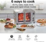 Hamilton Beach Sure Crisp 6-in-1 XL Digital Air Fryer Toaster Oven Combo, With Easy-Access French Doors, Bake, Broil, Toast, Pizza & Reheat Functions, 0.9 cu. ft. Capacity, Stainless Steel (31191) - Image 5