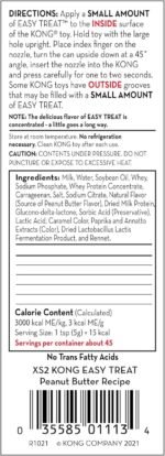 KONG - Easy Treat - Dog Treat Paste - Peanut Butter - 8 Ounce - Image 5