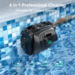(2026 Upgrade) WYBOT C1 Cordless Robotic Pool Vacuum for Inground Pools, Above Ground Pool Cleaner 4-in-1 Wall & Waterline Cleaning Up to 1,614sq.ft, 150mins Smart Navigation, App Support - Image 5