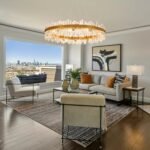 48-Inch Gold Modern Crystal Chandelier, 24 Lights, Large Round 2-Tier K9 Crystal Raindrop Pendant Light Fixture for Dining Room, Living Room, Kitchen Island, Bedroom - Image 4