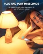 DEWENWILS Indoor Remote Control Outlet, Wireless Remote Light Switch, No Interference Remote Outlet Switch, No Wiring, 15A/1875W, 100ft RF Range, Compact Design, Programmable - Image 4