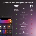 Philips Hue Smart 40W A19 Filament LED Bulb - White Ambiance Warm-to-Cool White Light - 1 Pack - 550LM - E26 - Indoor - Control with Hue App - Works with Alexa, Google Assistant and Apple Homekit - Image 3