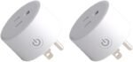 2pcs Zigbee Smart Plug Remote Control Outlet Adapter Switch Compatible with Alexa, Echo (4th gen) Echo Plus (2nd) Google Home, SmartThings Hub, eWeLink, Voice Pairing, Hub Required - Image 2