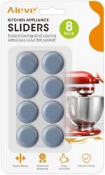 Aieve Appliance Sliders, 8 Pcs Small Appliance Slider for Countertop, Self Adhesive Home Finds Caster Wheels Rollers, Kitchen Must Have Gadgets for Stand Mixers, Coffee Makers, Air Fryers - Image 2