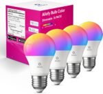 Ailofy LED Smart Light Bulbs, 16M Color Changing Dimmable, Compatible with Alexa & Google Assistant, RGBCW Colored Bulb, WiFi Light Bulbs, A19 E26, 9W 800LM, 1800K-6500K Tunable White, 4 Pack - Image 2