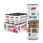 CELSIUS RETRO VIBE Sparkling Sherbet Slush, Sugar Free Energy Drink, 12 Fl Oz (Pack of 12) - Image 2
