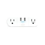 Emerson SmartVoice 4-in-1 Wall Plug, Offline 30+ Voice Control Commands, No APP, No WiFi, No Setup, Smart Outlet w/ 2 AC Outlets, 2 USB-A Ports, Sleep & Wake Timer, ETL Listed - Image 2
