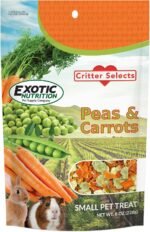 Exotic Nutrition Peas & Carrots 8 oz. - Healthy Natural Mixed Dried Vegetable Treat - for Rabbits, Guinea Pigs, Hamsters, Chinchillas and Small Pets - Image 2