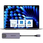 GEEKOM GeekBook X14 Pro Laptop, 2.2lbs Ultra Thin 14" 2.8K OLED Laptop Computer, Ultra 9 185H, 32GB LPDDR5x 7500MHz RAM 2TB SSD, Up to 16 Hour, 2X USB4, Fingerprint, Hub, Copilot, Windows 11 Pro - Image 2
