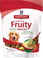 Hill's Natural Fruity Crunchy Snacks, All Life Stages, Great Taste, Dog Treats, Apples & Oatmeal, 8 oz Bag - Image 2