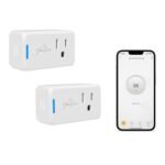 Jinvoo Smart Plug, Wireless Mini Outlet, Alexa Socket, Smart Home Wi-Fi Outlet Works with Alexa and Google, No Hub Required, ETL FCC Certified 2-Pack - Image 2
