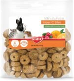 Kaytee Super C Bites Treat For Pet Guinea Pigs, Adult Rabbits, Chinchillas, and Other Small Animals, Cranberry and Orange, 4 oz - Image 2