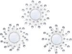 Mirror Wall Decor Metal Sun Mirror Home Decoration Wall Art Decorative Suitable for Living Room Bedroom Bathroom Entryway - Image 2