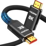 Snowkids Long HDMI Cable 25 ft, 8K 48Gbps Ultra High-Speed HDMI 2.1 Cables Cord, 10K 8K@60Hz, 4K@120Hz Compatible for TV/Laptop/Monitor/PS-5/X-box/Projector/Entertainment, Sound System & More - Image 2