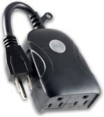 UltraPro Outdoor Smart Plug Wi-Fi Outlet, Smart Home, Smart Switch, Dual Smart Outlet, Works with Alexa, Echo & Google Home, No Hub Required, App Controlled, ETL Certified, Outdoor Timer, Black, 51405 - Image 2