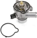 Upgraded Aluminum Engine Coolant Thermostat Housing Assembly Compatible with Buick Encore 2013-2020 Chevy Cruze Sonic Trax 2011-2016 1.4L Replace 55579010 - Image 2