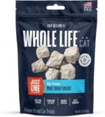 Whole Life Cat Just One Turkey Freeze Dried Cat Treats - Human Grade High Protein Food, Healthy Training Snacks, Freeze Dried Turkey Food Toppers, USA Made Natural Treats - 2.5 oz (Pack of 1) - Image 2