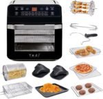 Yedi Total Package 18-in-1 Air Fryer Oven, Air Fryer with Rotisserie and Dehydrator + 100 Recipes, 12.7 Quart - Image 2