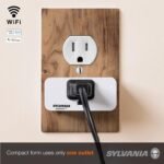 Sylvania WiFi Smart Plug, Voice Control, Compatible with Alexa and Google Home, Timer, On/Off, White - 4 Pack (75703) - Image 5