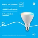 GE CYNC Smart LED Light Bulbs, Tunable White, Bluetooth and Wi-Fi, Works with Alexa and Google, BR30 Indoor Floodlights (2 Pack) - Image 8