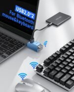 3 Ports USB 3.0 Adapter, USB Hub with 1 USB 3.0 and 2 USB 2.0 Port, Portable USB Port Splitter for Keyborad, Mobile Hard Disk, U Disk, Camera, Mouse,etc (Blue) - Image 3
