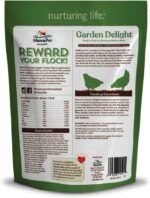 Manna Pro Garden Delight Chicken Treat, Dried Vegetable & Herb Treat Mix for Chickens, Ducks, and Poultry, Natural Coop Enrichment Snack for Hens and Backyard Birds, Made in USA, 2.25 lb Bag - Image 3