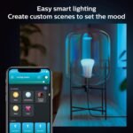 Philips Hue Smart Light Bulbs Starter Kit, Includes (1) Bridge, (2) 60W A19 Bulbs, White and Color Ambiance LED Color Changing Lights, 800LM, E26, Control with App or Voice Assistant - Image 6