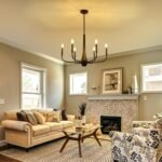 6-Light Black Industrial Chandelier, Modern Farmhouse Candle Light Fixture, Contemporary Hanging Light for Dining Room, Kitchen Island, Living Room, Bedroom, Foyer, Entryway - Image 5