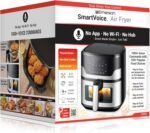 Emerson SmartVoice 5.3QT 6-in-1 Air Fryer, 1000+ Voice Control Commands, 100+ Recognized Food, No APP, No WIFI, No Setup, Nonstick Basket, Air Fry, Bake, Reheat, Dehydrate, 1500W - Image 9