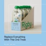 Rigby Organic Free-Range Chicken Dog Treat Pouches – Low-Calorie Squeeze Treat for Enrichment, Meal Topping, Training & Pill Time – Supports Muscle, Digestive & Whole-Body Health – 6 Pack - Image 4