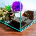 PANGBOER Aquariums Decoration Shelter Corner Cave Resin Fishtanks Hideouts Tunnel For Small Fish And Shrimp Fishtanks Landscape - Image 6