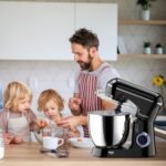 Stand Mixer, 6.5QT 10-Speed Tilt-Head Electric Stand Mixer, 3-In-1 Kitchen Mixer with Bowl, Dough Hook, Whisk and Beater, Food Mixer for Baking, Cake and Most Home Cooks, Black - Image 5